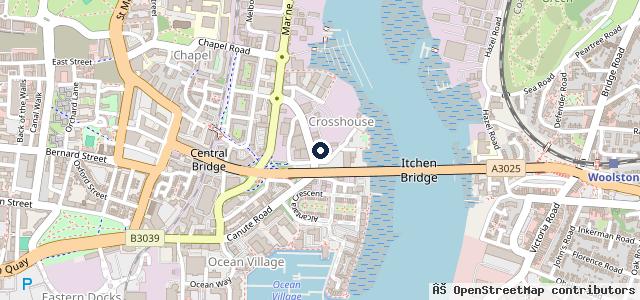 Map showing the location of Express MOT