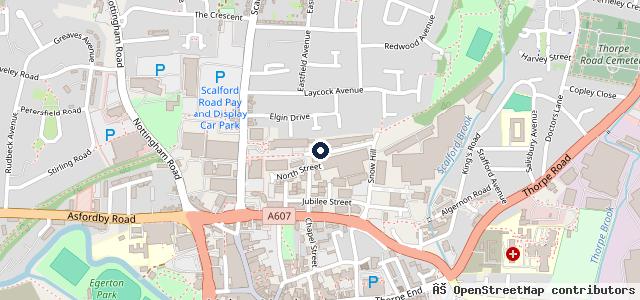 Map showing the location of Ufton-Automotive