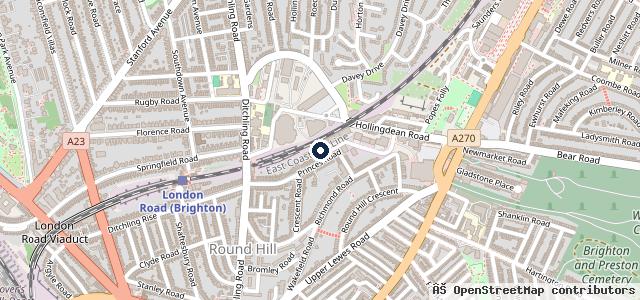 Map showing the location of R & B Garage Services
