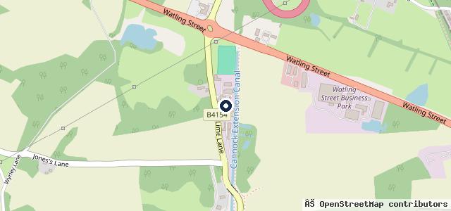 Map showing the location of R J Motors