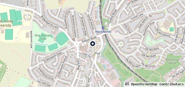 Map showing the location of Race HQ