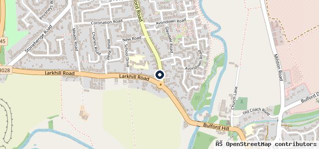 Map showing the location of Rangers Garage