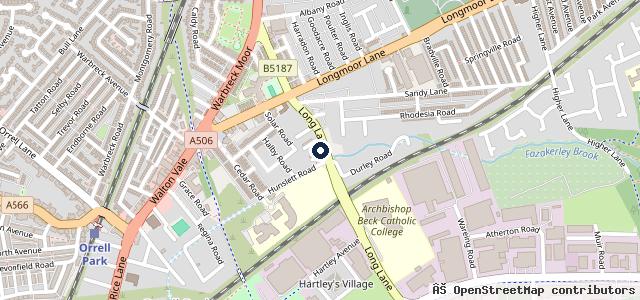 Map showing the location of Reliable Autos