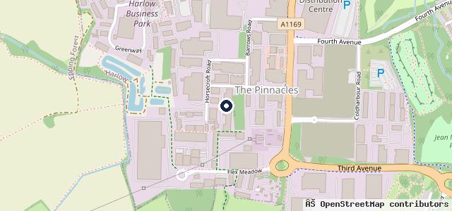Map showing the location of RJS Motors