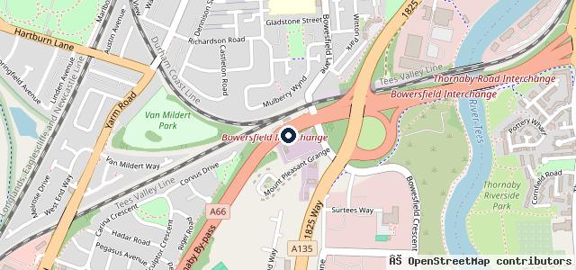 Map showing the location of Ross Commercial Services MOT