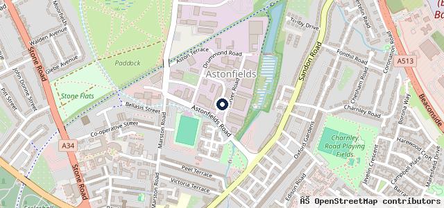 Map showing the location of R P H Motor Repairs