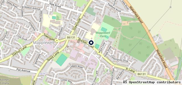 Map showing the location of Roys Autos | Barnsley