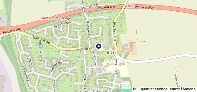 Map showing the location of New Reg Cars