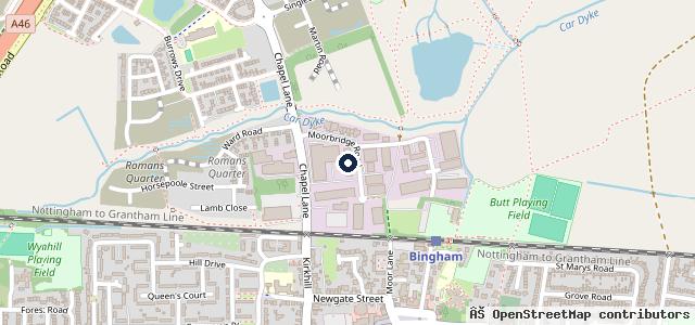 Map showing the location of RTR Motorcycles