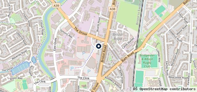 Map showing the location of Staceys Motors