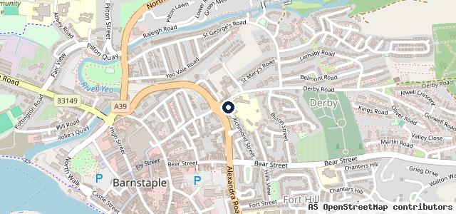 Map showing the location of Teapes Tyres