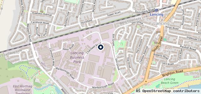 Map showing the location of SBS Motorcycles