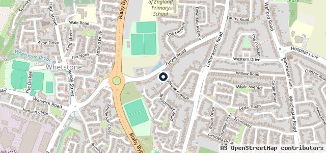 Map showing the location of Simon Miller Motors