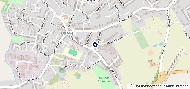 Map showing the location of A B Autocare