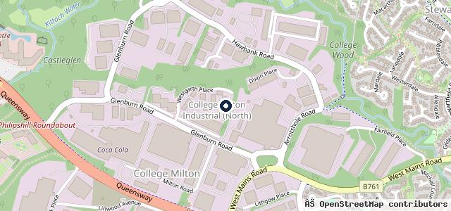 Map showing the location of Spannerama
