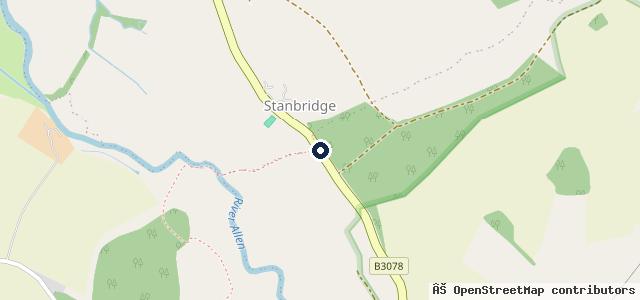 Map showing the location of Stanbridge Motors