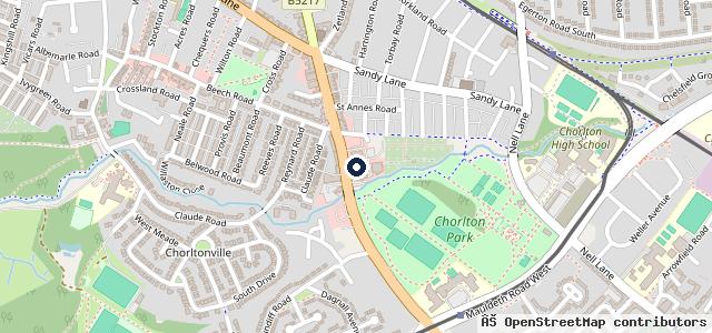 Map showing the location of Super Quick Shine