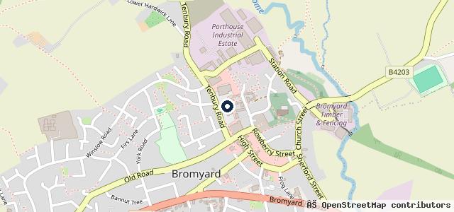 Map showing the location of T & S Auto