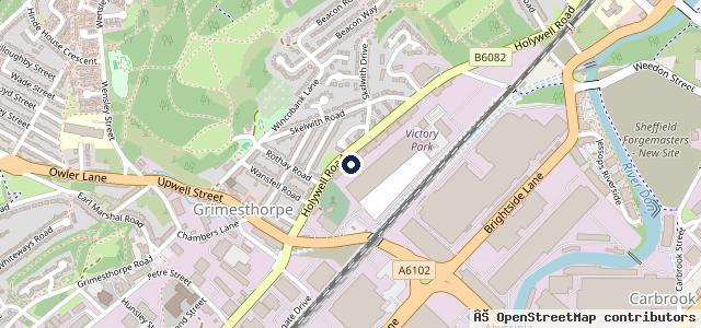 Map showing the location of Just Test Autos