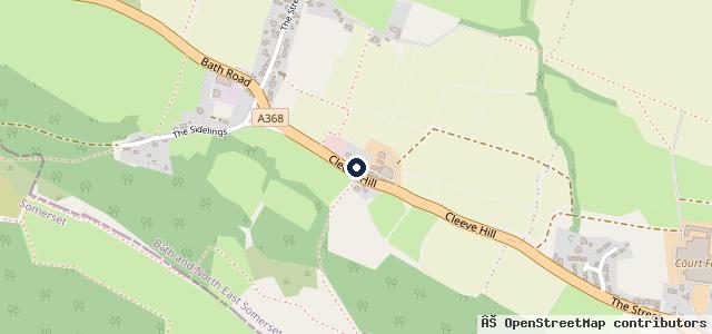 Map showing the location of Ubley Motor Services Ltd