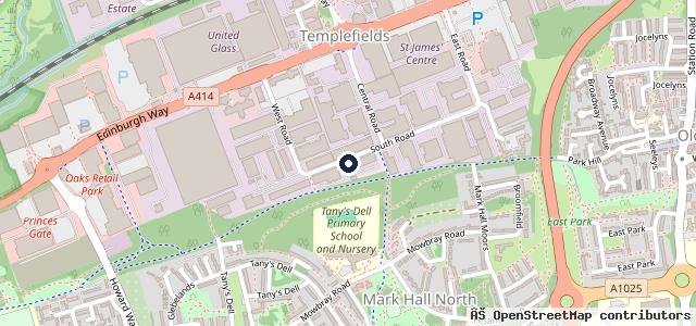 Map showing the location of Harlow Auto Services Ltd.