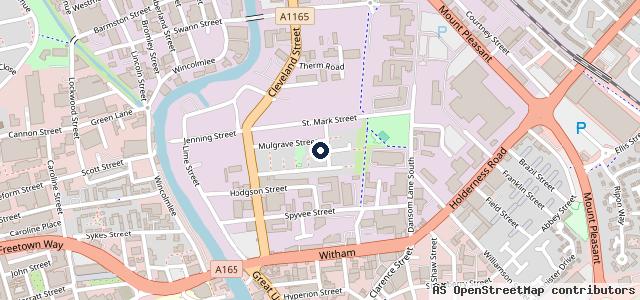 Map showing the location of The Car Painter Hull - Accident Repair Centre and body shop