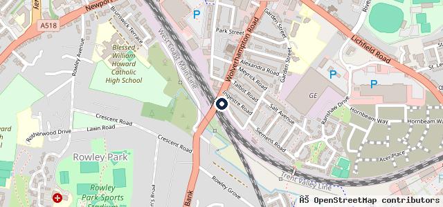 Map showing the location of Mend Your Motor