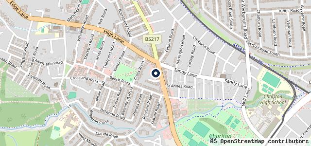 Map showing the location of Palatine