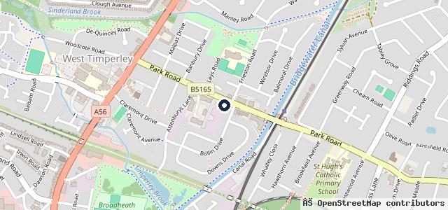Map showing the location of Hanover Garage Ltd