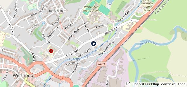 Map showing the location of W R Davies (Motors) Ltd - Ford