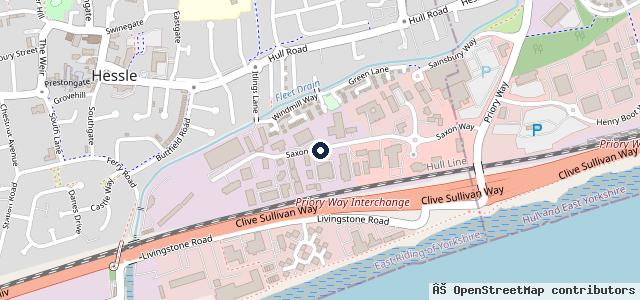 Map showing the location of JCT600 Volkswagen Van Centre Hull