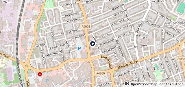 Map showing the location of King Street Mot Centre