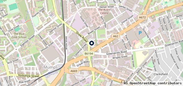 Map showing the location of T. & C. Motor Panels Ltd