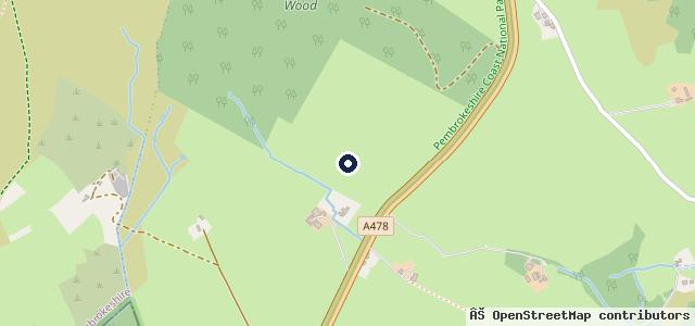 Map showing the location of Brynhowell