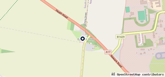 Map showing the location of Woods Motor Company Ltd