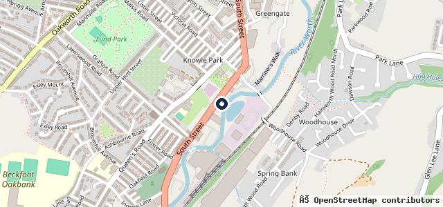 Map showing the location of Worthway Auto Centre