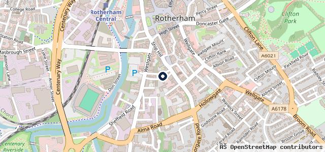 Map showing the location of First Choice Autos