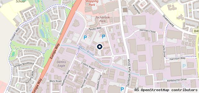 Map showing the location of Ryland Automotive Limited