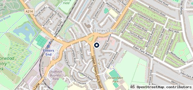 Map showing the location of JCB Kia Bromley Authorised Repairer