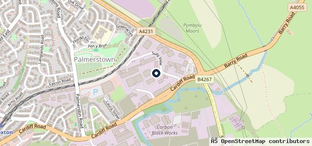 Map showing the location of New Broad Street Motors: NBSM