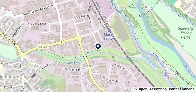Map showing the location of Volkscraft (Exeter) LTD