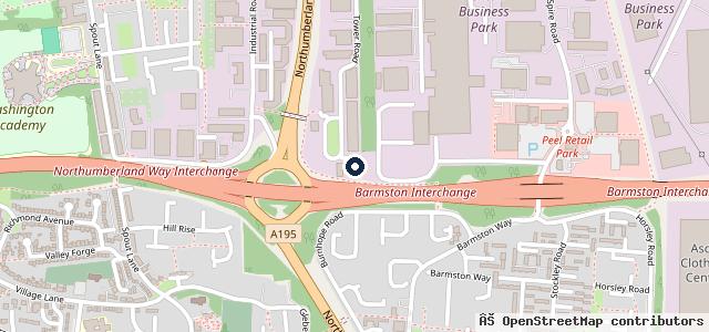 Map showing the location of Washington Auto Repair Centre - Eurorepar Car Service