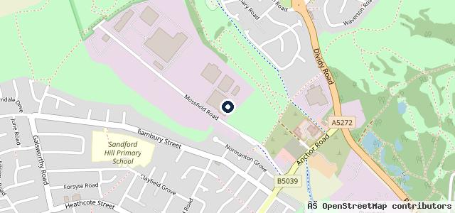 Map showing the location of D J Auto