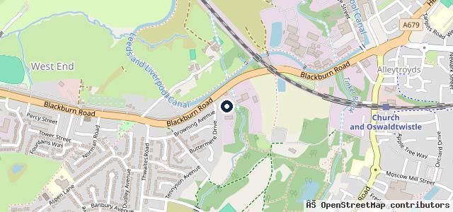 Map showing the location of The Westend MOT Centre