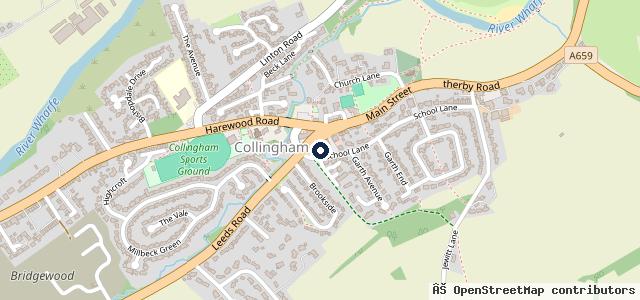 Map showing the location of 2 Hastings Ct