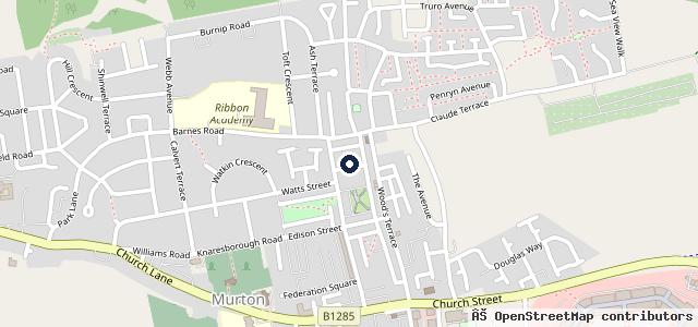 Map showing the location of On The Spot Tyres mobile tyre fitter