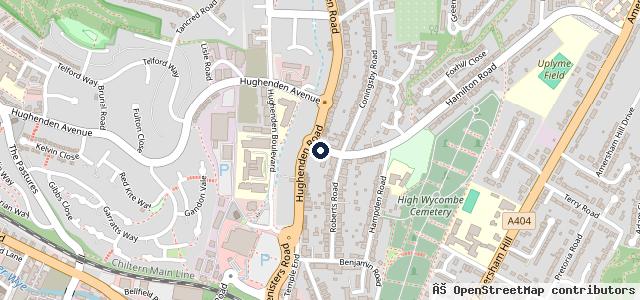 Map showing the location of Worleys Garage