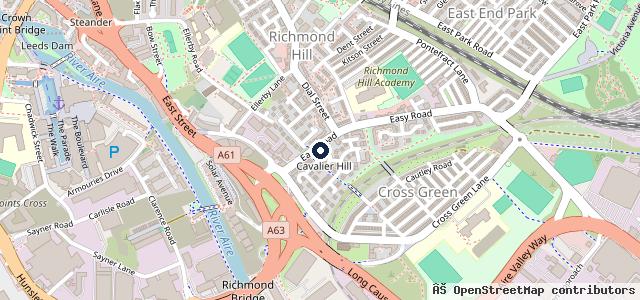 Map showing the location of Ainleys MOT Centre