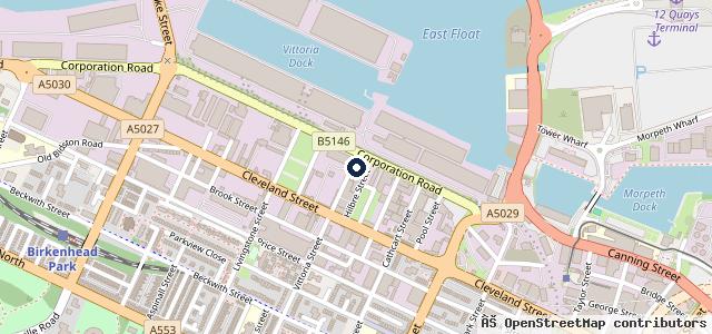 Map showing the location of Vittoria Motor Services