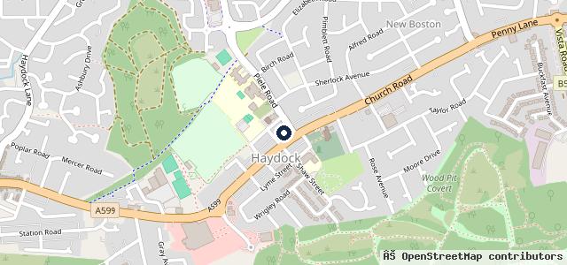 Map showing the location of Zi's Garage